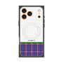 Premium Square Case with MagSafe［ CASEPLAY Tartan Check - Purple ］