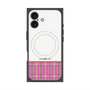 Premium Square Case with MagSafe［ CASEPLAY Tartan Check - Pink ］
