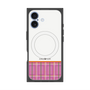Premium Square Case with MagSafe［ CASEPLAY Tartan Check - Pink ］