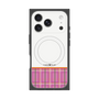 Premium Square Case with MagSafe［ CASEPLAY Tartan Check - Pink ］