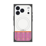 Premium Square Case with MagSafe［ CASEPLAY Tartan Check - Pink ］