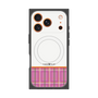 Premium Square Case with MagSafe［ CASEPLAY Tartan Check - Pink ］