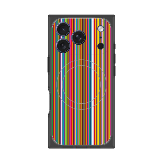 Premium Square Case with MagSafe［ Colorful Stripe ］