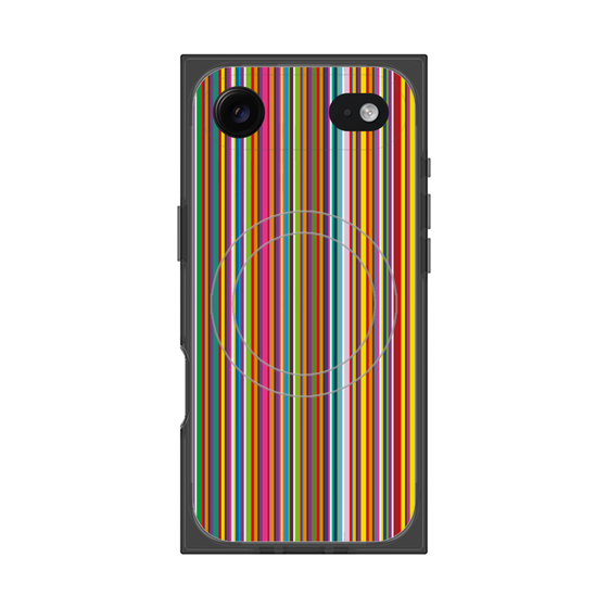 Premium Square Case with MagSafe［ Colorful Stripe ］