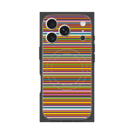 Premium Square Case with MagSafe［ Colorful Boader ］