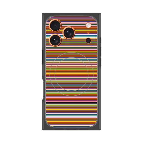 Premium Square Case with MagSafe［ Colorful Boader ］