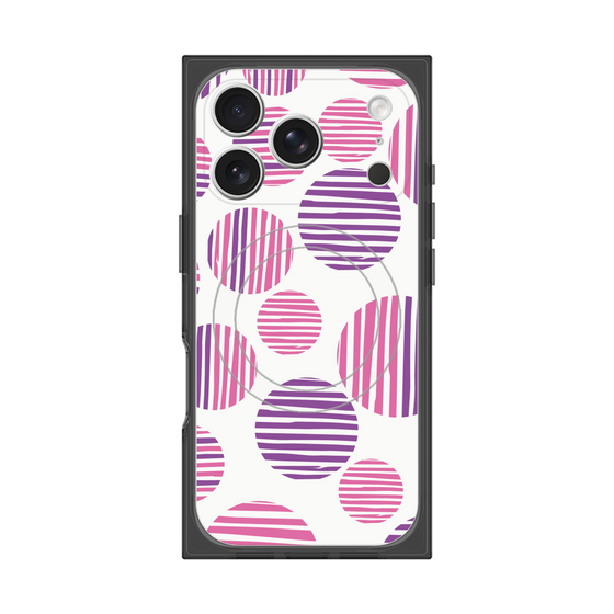 Premium Square Case with MagSafe［ Nordic Dot - Pink ］