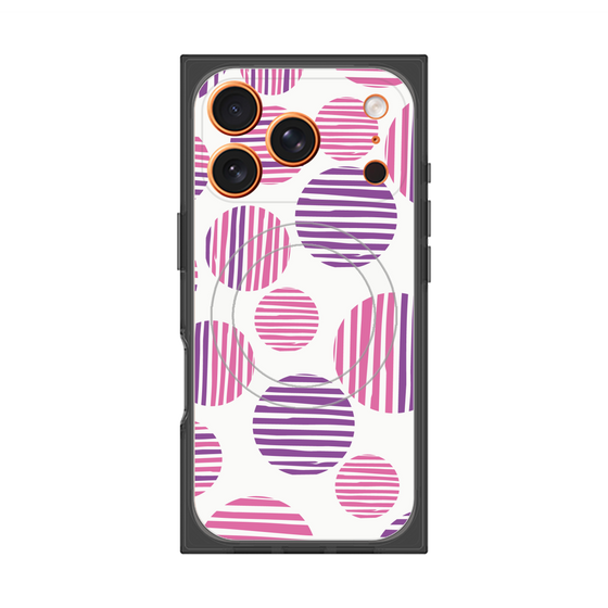 Premium Square Case with MagSafe［ Nordic Dot - Pink ］