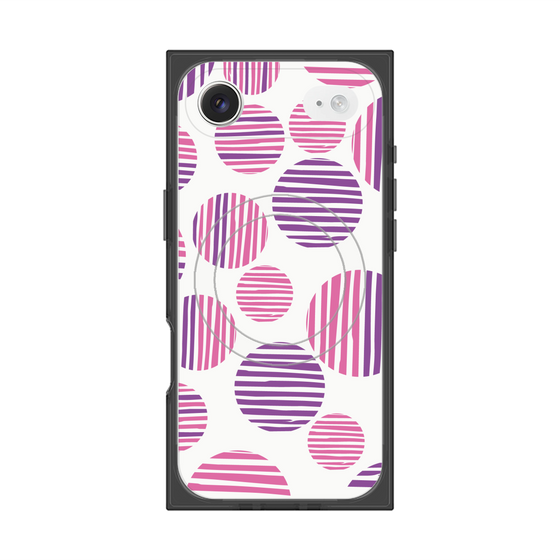 Premium Square Case with MagSafe［ Nordic Dot - Pink ］