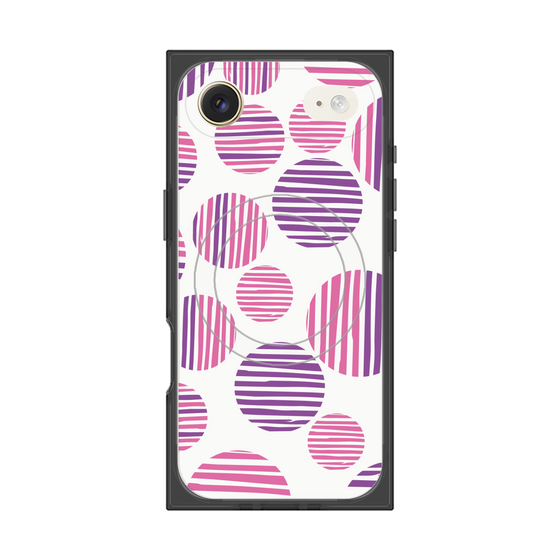 Premium Square Case with MagSafe［ Nordic Dot - Pink ］