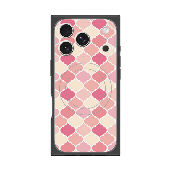 Premium Square Case with MagSafe［ Moroccan1 color - Pink ］