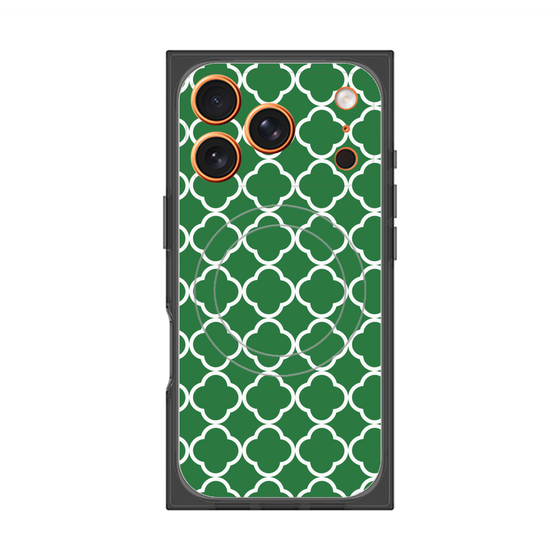 Premium Square Case with MagSafe［ Moroccan2 - Green ］
