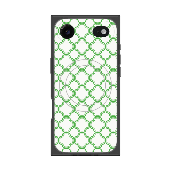 Premium Square Case with MagSafe［ Moroccan3 - Green ］