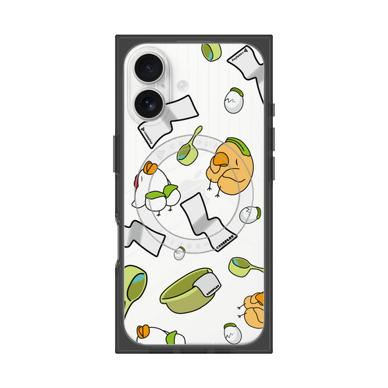 Premium Square Case with MagSafe［ Original - Bird Sauna ］