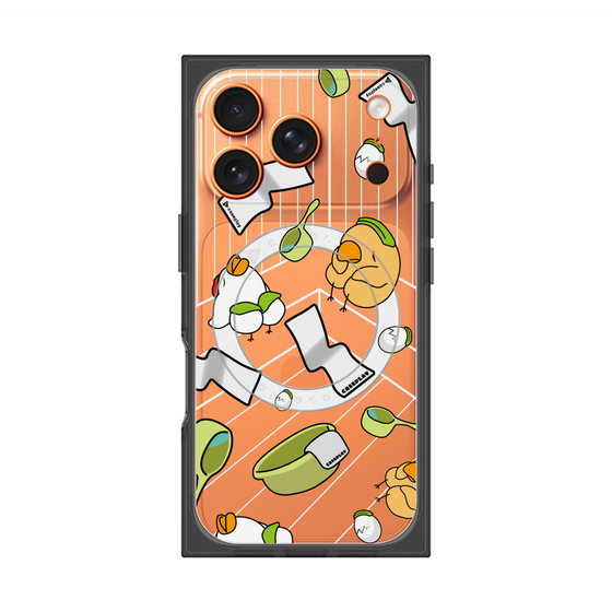 Premium Square Case with MagSafe［ Original - Bird Sauna ］