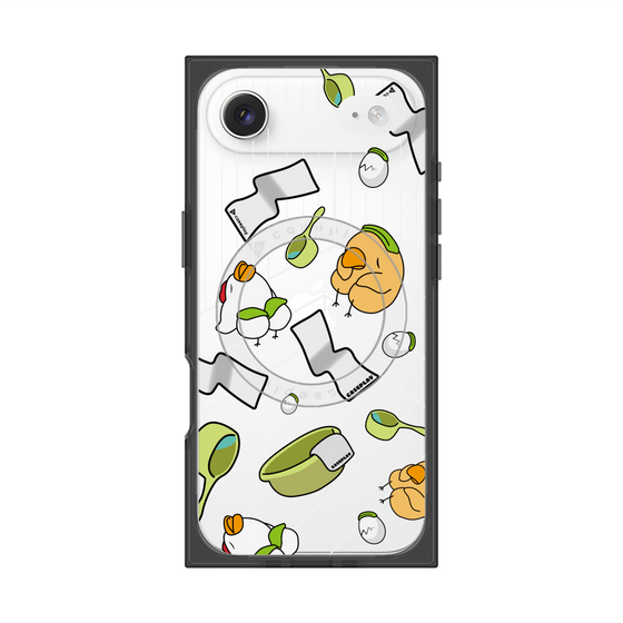 Premium Square Case with MagSafe［ Original - Bird Sauna ］