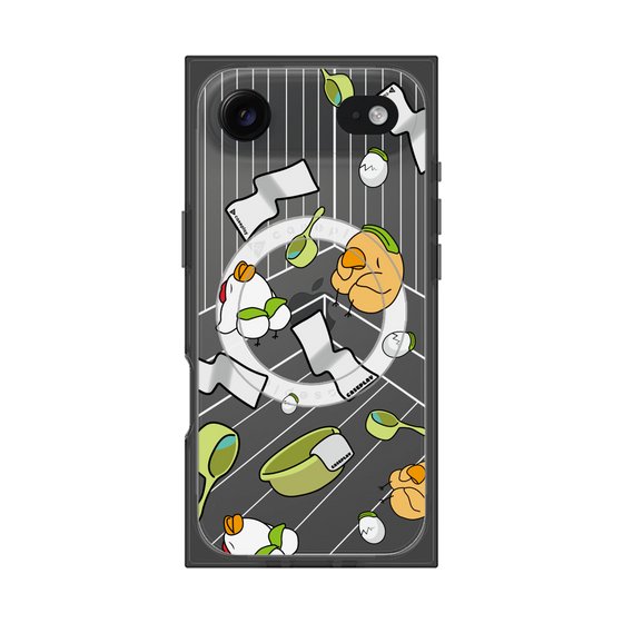 Premium Square Case with MagSafe［ Original - Bird Sauna ］