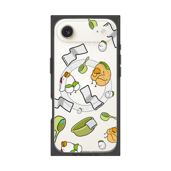 Premium Square Case with MagSafe［ Original - Bird Sauna ］