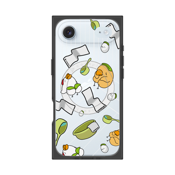 Premium Square Case with MagSafe［ Original - Bird Sauna ］