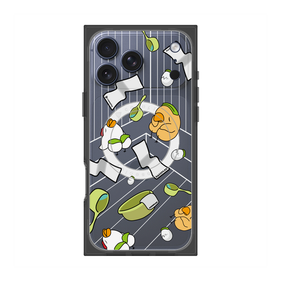 Premium Square Case with MagSafe［ Original - Bird Sauna ］