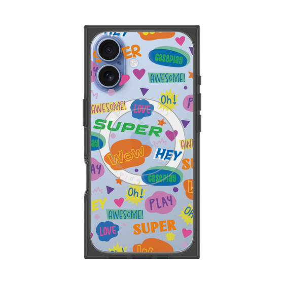 Premium Square Case with MagSafe［ Original - Colorful Moji ］