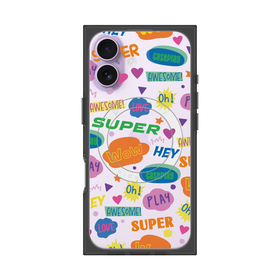 Premium Square Case with MagSafe［ Original - Colorful Moji ］