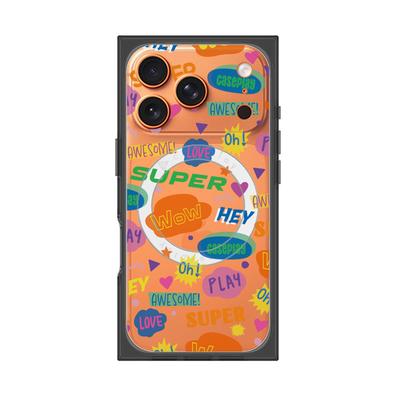 Premium Square Case with MagSafe［ Original - Colorful Moji ］