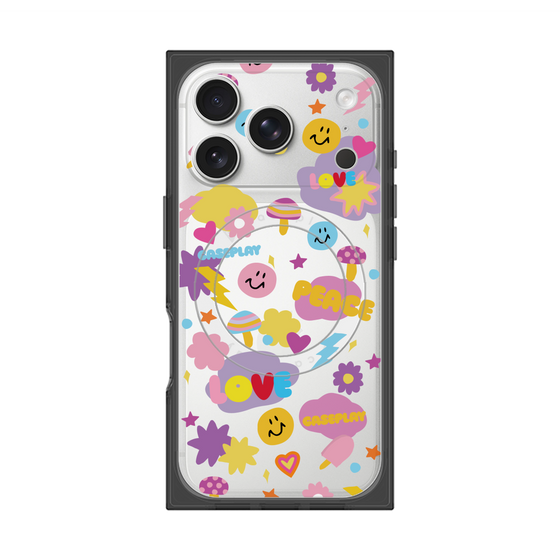 Premium Square Case with MagSafe［ Original - LOVE & PEACE ］