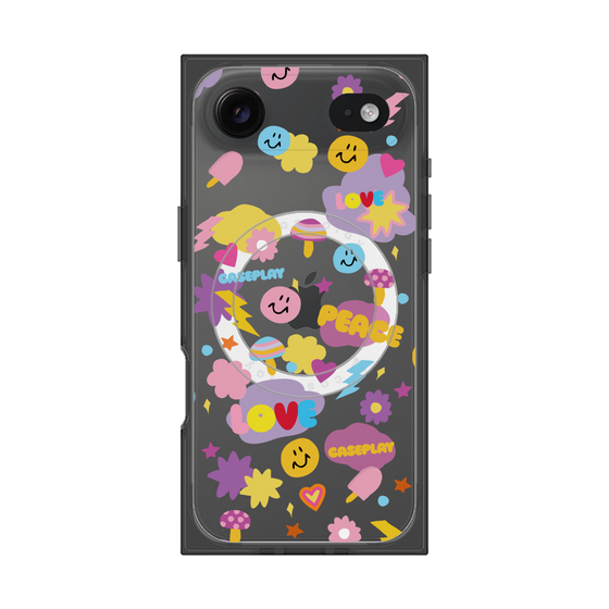 Premium Square Case with MagSafe［ Original - LOVE & PEACE ］