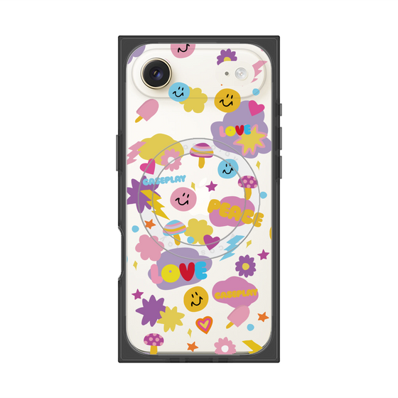 Premium Square Case with MagSafe［ Original - LOVE & PEACE ］