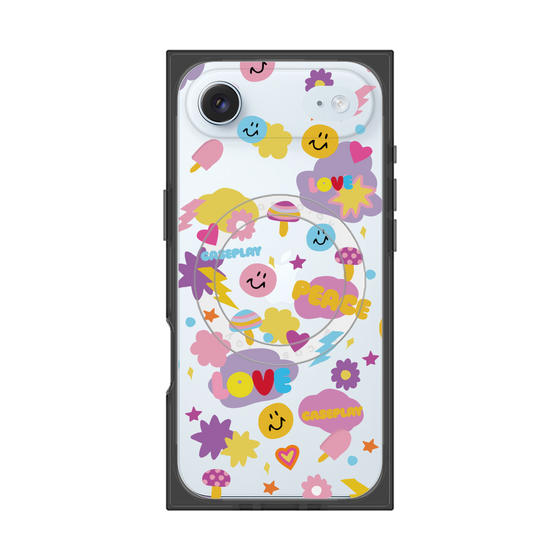 Premium Square Case with MagSafe［ Original - LOVE & PEACE ］