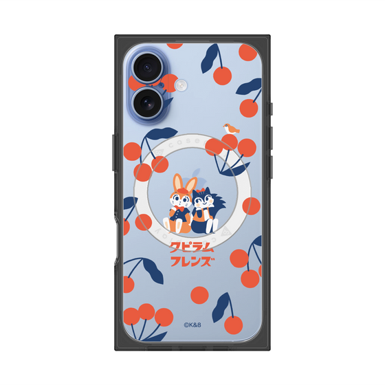 Premium Square Case with MagSafe［ Kuppyramu Friends - Cherry ］