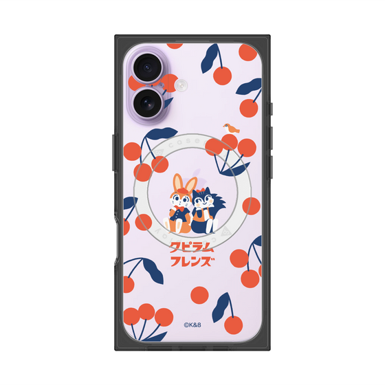 Premium Square Case with MagSafe［ Kuppyramu Friends - Cherry ］