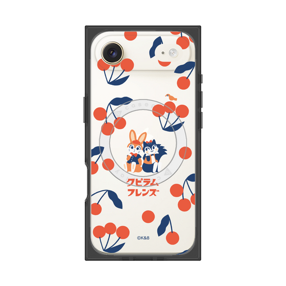 Premium Square Case with MagSafe［ Kuppyramu Friends - Cherry ］