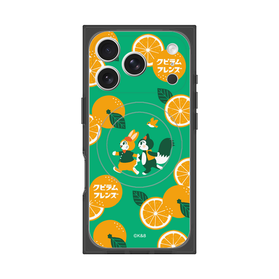 Premium Square Case with MagSafe［ Kuppyramu Friends - Orange ］