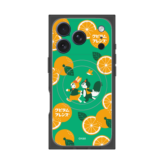 Premium Square Case with MagSafe［ Kuppyramu Friends - Orange ］