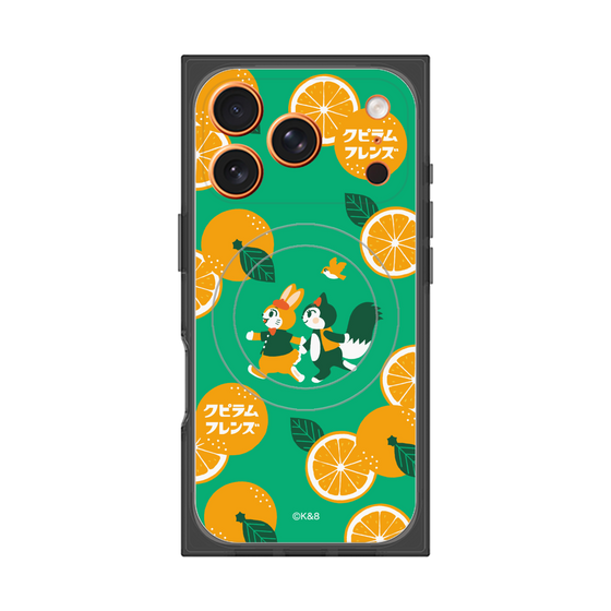 Premium Square Case with MagSafe［ Kuppyramu Friends - Orange ］
