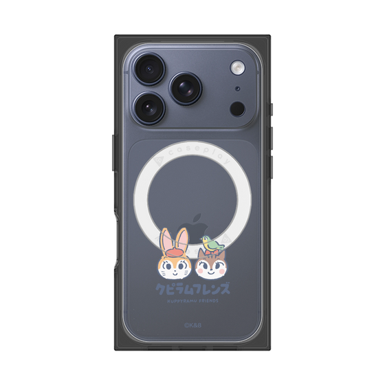 Premium Square Case with MagSafe［ Kuppyramu Friends - Logo - Nakayoshi  ］