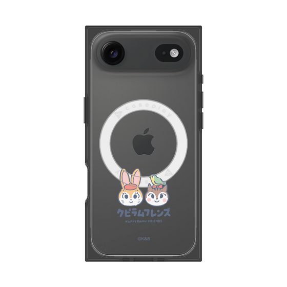 Premium Square Case with MagSafe［ Kuppyramu Friends - Logo - Nakayoshi  ］