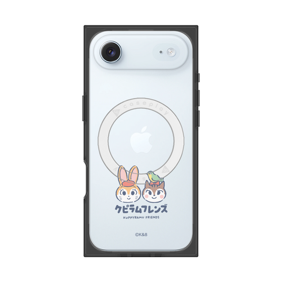 Premium Square Case with MagSafe［ Kuppyramu Friends - Logo - Nakayoshi  ］