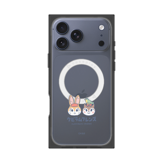 Premium Square Case with MagSafe［ Kuppyramu Friends - Logo - Nakayoshi  ］