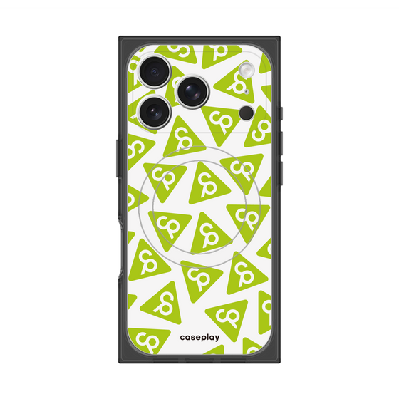 Premium Square Case with MagSafe［ Original - CASEPLAY Logo Mark - Green ］