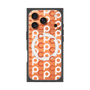 Premium Square Case with MagSafe［ Original - CASEPLAY Initial All-over Pattern - Orange ］