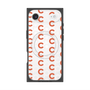 Premium Square Case with MagSafe［ Original - CASEPLAY Initial All-over Pattern - Orange ］