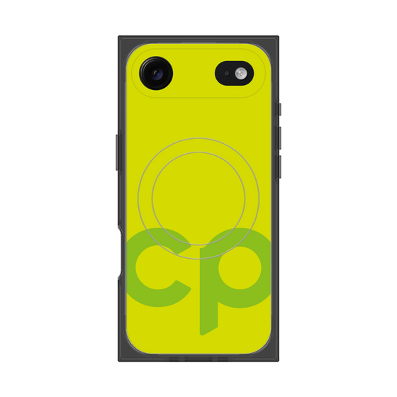 Premium Square Case with MagSafe［ Original - CASEPLAY Initial - Green ］