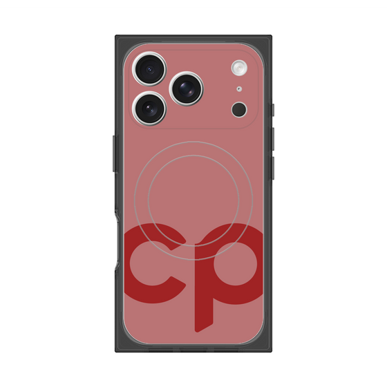 Premium Square Case with MagSafe［ Original - CASEPLAY Initial - Red ］