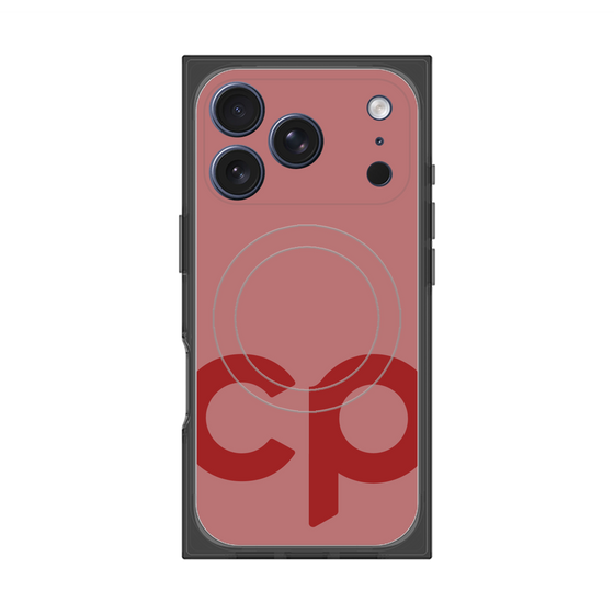 Premium Square Case with MagSafe［ Original - CASEPLAY Initial - Red ］