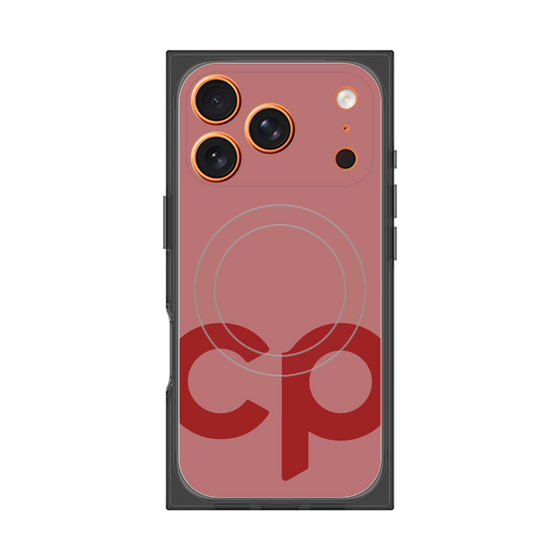 Premium Square Case with MagSafe［ Original - CASEPLAY Initial - Red ］