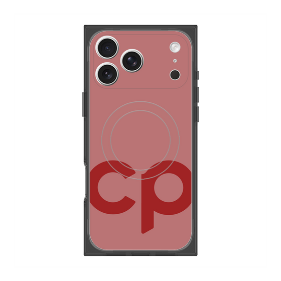 Premium Square Case with MagSafe［ Original - CASEPLAY Initial - Red ］