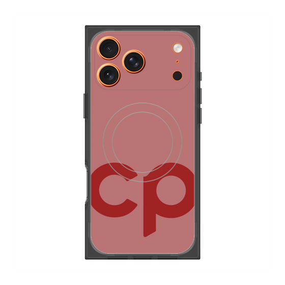 Premium Square Case with MagSafe［ Original - CASEPLAY Initial - Red ］